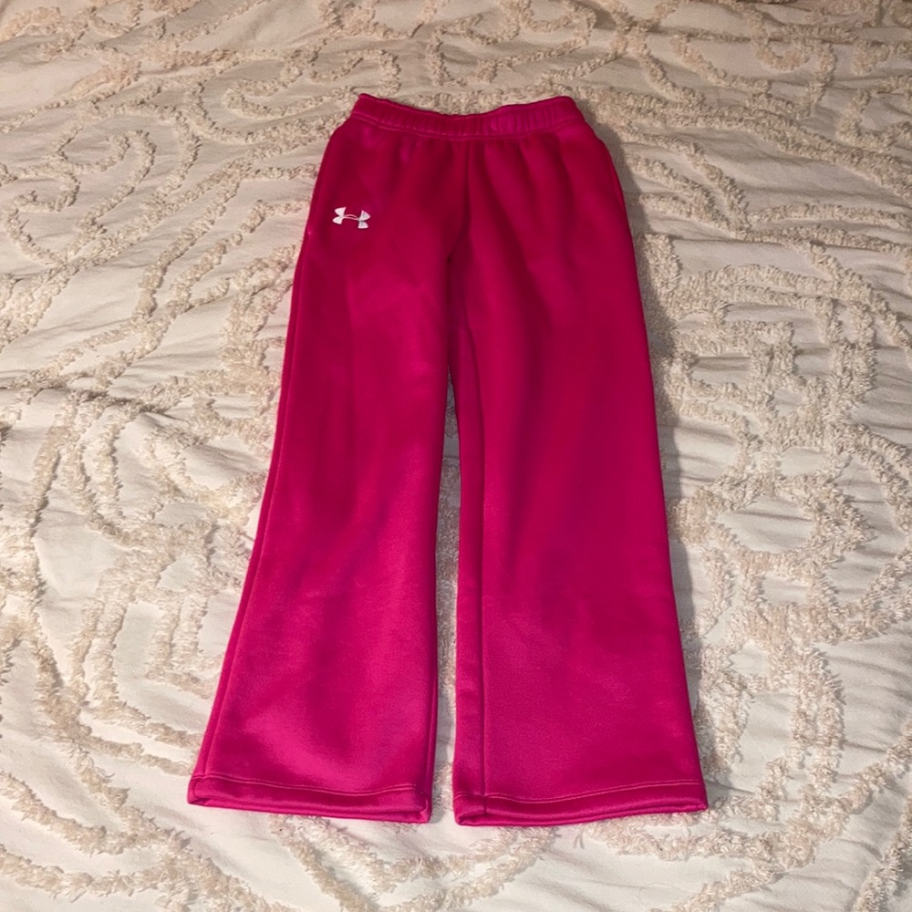Pink Under Armor sweat pants